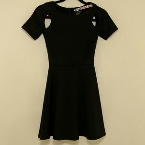 Little Black Dress Aqua XS Cut Out Skater Skirt